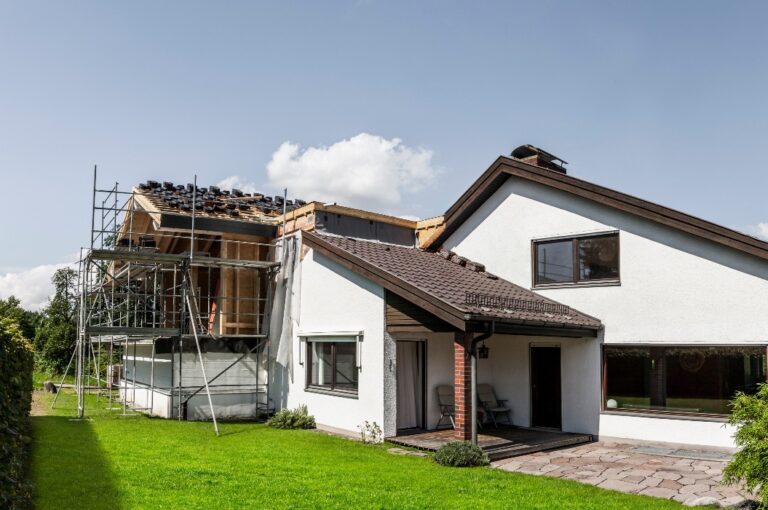 Anbau an ein Einfamilienhaus